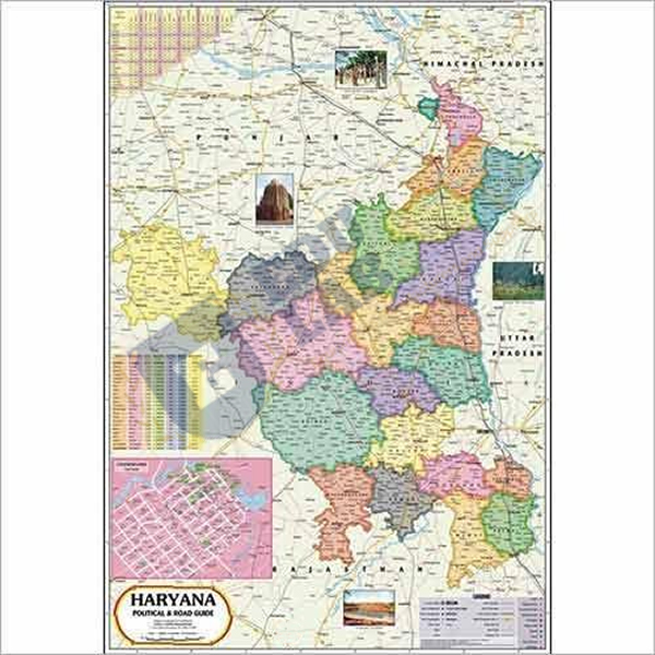 Haryana Political Map Chart