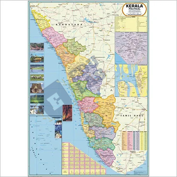 Kerala Political Map Chart